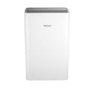 Hisense - 50 Pint Dehumidifier with 12 quarts Bucket Capacity - White