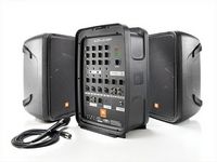 JBL - EON208P 8&quot; 2 way PA System with Integrated 8 Channel Mixer and Microphone - Black