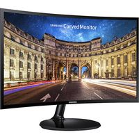 Samsung - 27&quot; Curved 390 Series Business Monitor - Black