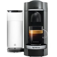 Nespresso - VertuoPlus Deluxe Coffee &amp; Espresso Single-Serve Machine - Titanium