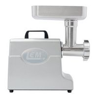 LEM Product - Mighty Bite #8 Aluminum Grinder - Stainless Steel