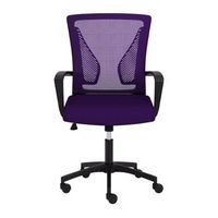 CorLiving - Workspace Mesh Back Office Chair - Purple