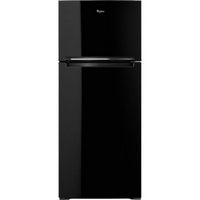 Whirlpool - 17.7 Cu. Ft. Top-Freezer Refrigerator - Black