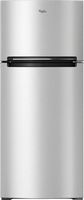 Whirlpool - 17.7 Cu. Ft. Top-Freezer Refrigerator - Monochromatic Stainless Steel