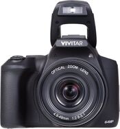 Vivitar - 4K (2160) Video Hybrid Optical Zoom Bridge Camera with Lens - Black