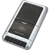 Jensen - Cassette Player/Recorder - Silver