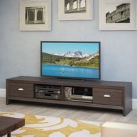 CorLiving - Lakewood Extra Wide TV Stand, for TVs up to 85&quot; - Wenge