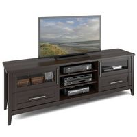 CorLiving - Jackson Extra Wide TV Stand, for TVs up to 85&quot; - Espresso