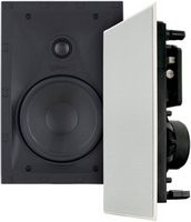 Sonance - VP62 RECTANGLE - Visual Performance 6-1/2&quot; 2-Way In-Wall Speakers (Pair) - Paintable White