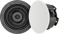 Sonance - VP66R - Visual Performance 6-1/2" 2-Way In-Ceiling Speakers (Pair) - Paintable White