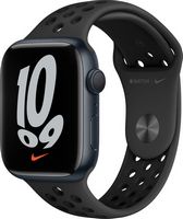 Apple Watch Nike Series 7 (GPS) 45mm Midnight Aluminum Case with Anthracite/Black Nike Sport Band...