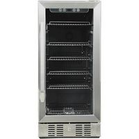 NewAir - 96-Can Built-In Beverage Cooler with Precision Temperature Controls and Adjustable Shelv...
