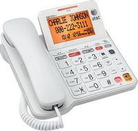 AT&amp;T - CL4940 Corded Phone with Digital Answering System - White