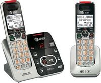 AT&amp;T - AT CRL32202 DECT 6.0 Expandable Cordless Phone System with Digital Answering System - Silver