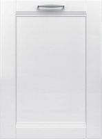 Bosch - 300 Series 24&quot; Custom Panel Dishwasher with Stainless Steel Tub - Custom Panel Ready