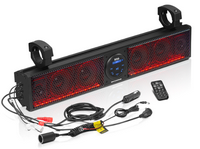 BOSS Audio - ATV UTV 26-Inch Amplified Sound Bar, 4-Inch Speakers, 1-Inch Tweeters, IPX5 Weatherp...