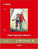 Canon - PP-301 Photo Plus II High-Glossy Photo 8.5&quot; x 11.02&quot; 20-Count Paper - white