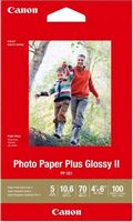 Canon - PP-301 Photo Plus II High-Glossy Photo 3.95&quot; x 5.9&quot; 100-Count Paper - white