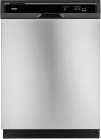 Whirlpool - 24&quot; Built-In Dishwasher - Stainless steel