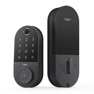 TP-Link - Tapo DL110 Smart Wi-Fi Deadbolt Lock - Lock/Unlock using Keypad, App, or Fingerprint Re...