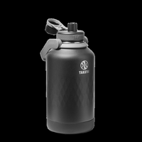 Takeya - Sport 64-oz. Wide Handle Leakproof Water Bottle with Spout Lid - Obsidian
