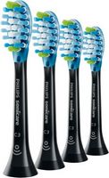 Philips Sonicare - Premium Plaque Control Brush Heads (4-Pack) - Black