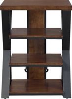 Whalen Furniture - Tower Stand for TVs Up to 32&quot; - Medium Brown Cherry