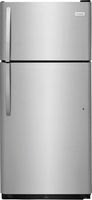 Frigidaire - 18 Cu. Ft. Top-Freezer Refrigerator - Stainless Steel