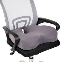 Mind Reader - Office Chair Cushion, Ergonomic, Orthopedic, Portable, Car Seat, Memory Foam, 18.25...