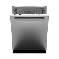 Bertazzoni - 24&quot; Top Control Built-In Dishwasher with Stainless Steel Tub - Stainless Steel