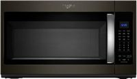 Whirlpool - 1.9 Cu. Ft. Over-the-Range Microwave with Sensor Cooking - Black Stainless Steel
