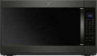 Whirlpool - 2.1 Cu. Ft. Over-the-Range Microwave with Sensor Cooking - Black Stainless Steel