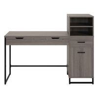 OSP Home Furnishings - Hagney Lane 54&quot; Wide Sit-To-Stand Desk - Farm Oak