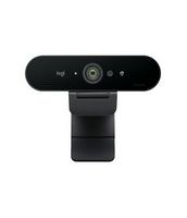 Logitech - Brio Ultra HD Pro 4096 x 2160 Business Webcam with RightLight 3 and Noise-Cancelling D...