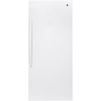 GE - 21.3 Cu. Ft. Frost-Free Upright Freezer - White