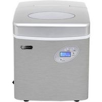 Whynter - Portable Ice Maker 49 lb Capacity - Stainless Steel