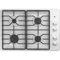 GE - 30&quot; Built-In Gas Cooktop - White