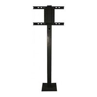 SunBriteTV - Deck Planter Pole for Most TVs Up to 65&quot; - Black