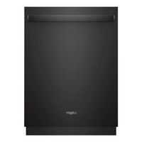Whirlpool - 24&quot; Built-In Dishwasher - Black