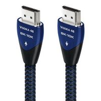 AudioQuest - Vodka 48 4.9%27 4K-8K-10K 48Gbps HDMI Cable - Blue on Black