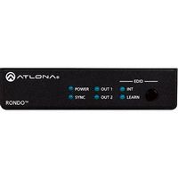 Atlona - Rondo 4K HDR Two-Output HDMI Distribution Amplifier - Black