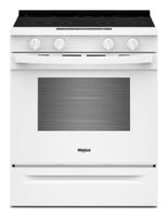 Whirlpool - 5.3 Cu. Ft. Slide-In Electric Range with No Preheat and Slow Cook Modes - White