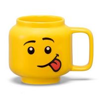 Room Copenhagen - LEGO: Classic Yellow Minifigures Silly Ceramic Mug, 8.6oz