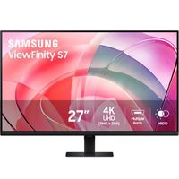 Samsung - 27” ViewFinity S7 LED 4k UHD 60Hz Monitor with HDR 10 (DisplayPort, HDMI) - Black