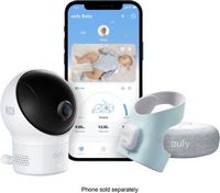 eufy - S340 Smart Sock WiFi Baby Monitor with Receiver, Pan &amp; Tilt 2K Camera, and Customizable We...