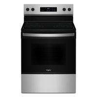 Whirlpool - 30-inch Electric Range with No Preheat Mode - Stainless Steel