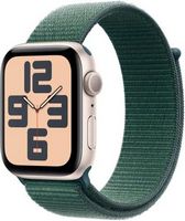 Apple Watch SE 2nd Generation (GPS) 44mm Aluminum Case with Lake Green Sport Loop - Starlight - (...