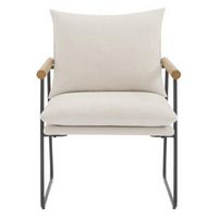 OSP Home Furnishings - Dutton Armchair - Ivory