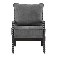 OSP Home Furnishings - Eliza Spindle Chair - Charcoal