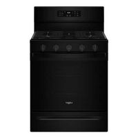 Whirlpool - 5.0 Cu. Ft. Freestanding Single Gas Range with Air Fry and Air Baking - Black